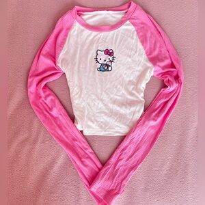 Hello Kitty pink long sleeve top